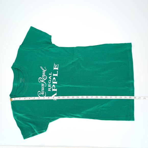 Crown Royal Regal Apple Bright Green Graphic Women's T-Shirt/Tee - Size M - GUC - Picture 10 of 10